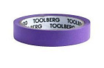 Лента малярная для деликатных поверхностей, фиолетовая, 20мм x 20м, TOOLBERG ОСТАТКИ!!!