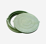 Люк полимерный тип ТМ 70кН (7т) зелёный