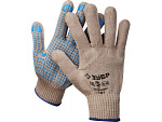 Перчатки утепленные ЗУБР Енисей, акрил+ПВХ покрытие L-XL 
