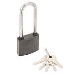 Замок навес. АЛЛЮР ВС1Ч-350Д,  d 8мм, 5 ключей, дл. дужка