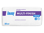 Шпатлевка цементная фасадная МУЛЬТИ-ФИНИШ ЦЕМЕНТ белая (25кг) КНАУФ (1 под.-48 шт.)