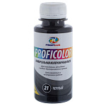 Краситель универсальный PROFICOLOR № 21 (черный) 100мл. Профилюкс