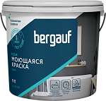 Краска ВД моющаяся Fleur база А, 9л/13,2кг Bergauf 