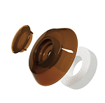 Термошайба БН Бронза (500 шт в упаковке)