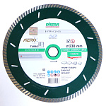 Диск алмазный Ди-СтарTurbo Gabbro Max,232*2,5*12*22.225 ,  по граниту габбро  ОСТАТКИ!!!