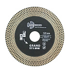 Диск алмазный отрезной 125*22,23 GRAND CUT & GRIND Турбо, GCG002