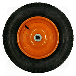 Колесо для тачки 4,80/4,00*80 ,D=12 мм, c подшипником, для одноколесной 