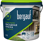 Краска ВД акриловая фасадная Mineral Techno база А, 9л Bergauf