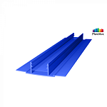 Профиль соединительный ROYALPLAST HCP-D "база" 4-10 мм синий L=6м
