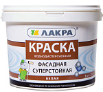 Краска ЛАКРА Фасадная Белая 14 кг