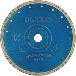 Диск алмазный отрезной 250*25,4/22,23 HILBERG Турбо ультротонкий х-тип, HM407  