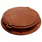 Люк канализационный п/у (до 3т) коричневый