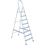 Стремянка, 8 ступеней, алюминиевая, Строймаш 