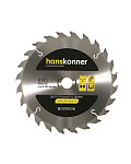 Диск пильный Hanskonner 185х20/16мм 24Т по дереву