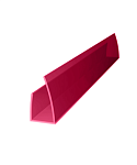Профиль торцевой ROYALPLAST UP 10 мм гранат L=2,1м