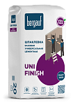 Шпатлевка базовая универсальная цементная Uni Finish Bergauf белая (1-15мм) 20кг (1п - 64шт.)