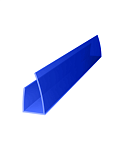 Профиль торцевой ROYALPLAST UP 10 мм синий L=2,1м 