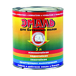 Эмаль для бетонных полов  Серая 3л Новбытхим