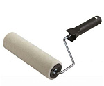 Валик в сборе велюр 100мм, черная ручка, KORVUS