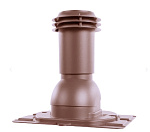 Выход вент. канализации Viotto, c универс. проходным эл-м Шоколад RAL8017