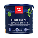Краска EURO TREND для обоев и стен моющ. мат. база С, 2,7 л TIKKURILA Остатки!!! ИСГ