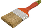 Кисть плоская Профи смеш. щетина, дерев. рукоятка, 75мм, ToolBerg