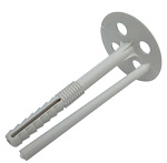 Дюбель 10х120 с пл. гвоздём для изоляц. материалов пластик IZO