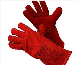 Краги спилковые сварщика "Трек" с подкладкой 