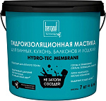 Гидроиз-ая мастика под плиточные облицовки Bergauf Hydro-Tec Membrane  (7 кг) Лето-Зима.Слой 18 шт