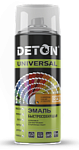 Эмаль акриловая быстросохнущая Хром (Bright CHROM), Аэрозоль "DETON UNIVERSAL", 520мл
