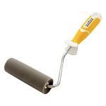 Ролик поролон EVO 70мм, D-35мм, с торцевыми выемками, 3К изогн. ручка 19см, Color Expert,(уп 5шт)