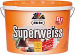 Краска ВД SUPERWEISS RD4 10л Dufa 