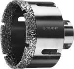 Коронка ЗУБР алмазная универсальная, 68мм для УШМ