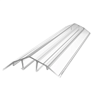 Профиль соединительный ROYALPLAST HCP-D "крышка" 4-10 мм прозрачный L=6м