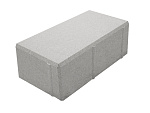 Плита бетонная тротуарная ПРИЗМА 200*100*40 серая (1м2-50шт; 19,2 м2-под)
