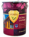 Верес УЛЬТРА ЛАЗУРА пропитка по дереву №19 дуб, 10л