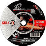 Диск отрезной по металлу KRUGO 230х1,6х22,23mm, KQP23016
