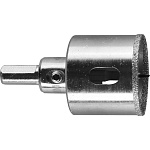 Коронка ЗУБР алмазная по кафелю и стеклу, зерно Р60, SDS+, 68мм в сборе (29850-68)