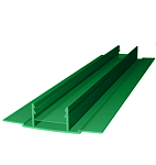 Профиль соединительный ROYALPLAST HCP-D "база" 4-10 мм зеленый L=6м