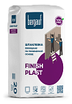 Шпаклевка полимерная финишная Finish Plast Bergauf  , 20кг (1п - 64шт.)