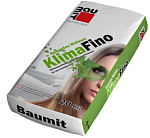 Шпатлевка известковая Klima Fino Baumit белая (1-3мм), 20 кг.(1п - 48шт.)