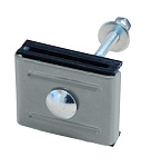 Крепление (скобы и болт М6*85) серый RAL 7040