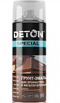 Грунт-эмаль для профнаст. и металлочер. Шоколадно-коричневый RAL 8017, Аэрозоль"DETON SPECIAL",520мл