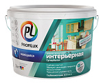 Краска ВД латексная моющ. износоуст. СУПЕРбелая 3 кг PL-13L база 1 Профилюкс