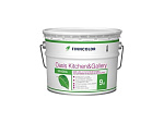 Краска "OASIS KITCHEN&GALLERY" для стен и потолков особо устойч. к мытью, 9л FINNCOLOR
