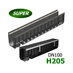 Лоток водоотводный пластиковый Super E600 ЛВ-10.14,5.20,5 арт. 0802