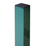 Столб 62*55*1,4*2500мм зеленый RAL 6005 Универс. 5 отв.